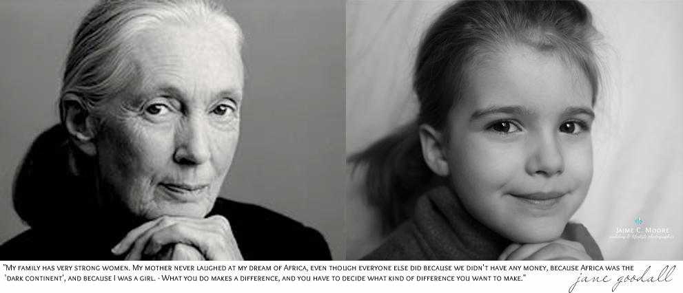 Jane Goodall y Emma, foto de Jaime C. Moore